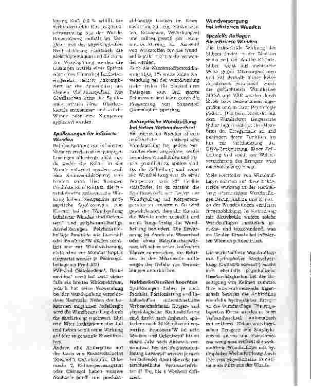 Vorschauseite 5: Prävention und Therapie von Wundinfektionen