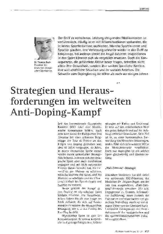 Vorschauseite 1: Strategien und Herausforderungen