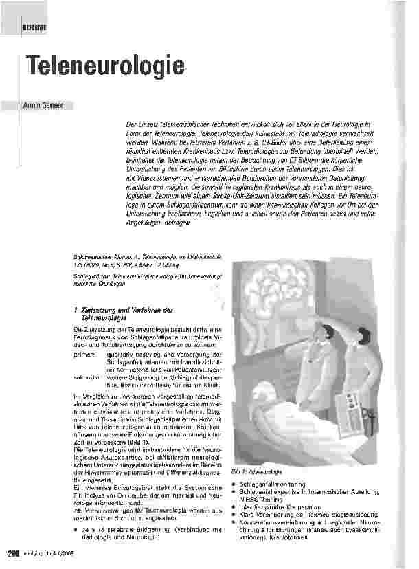 Vorschauseite 1: Teleneurologie