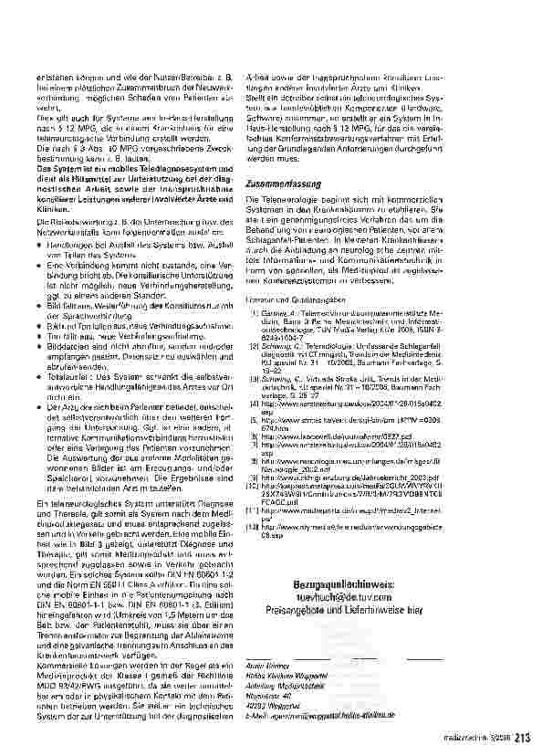 Vorschauseite 6: Teleneurologie