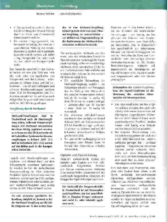 Vorschauseite 4: Alte und neue Drogen -Vorgehen im Notfall