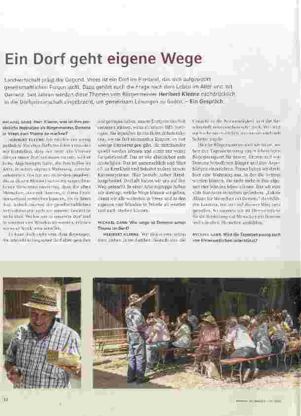Vorschauseite 1: Ein Dorf geht eigene Wege