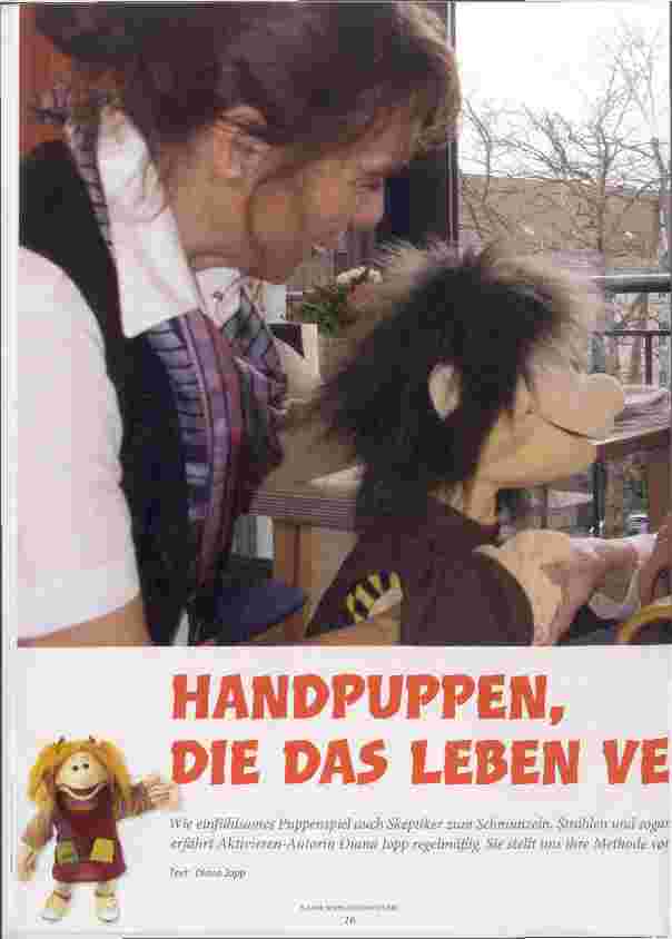 Vorschauseite 1: HANDPUPPEN, DIE DAS LEBEN VERSÜSSEN