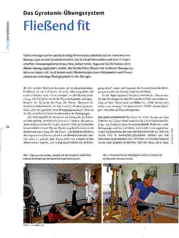Vorschauseite 1: Fließend fitDas Gyrotonic-Übungssystem