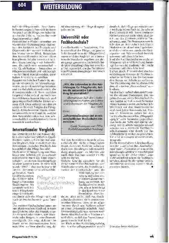 Vorschauseite 3: Profis in der Pflege - Laien in der Schule? Wissenschaftliche Qualifikation der Pflegelehrer/innen
