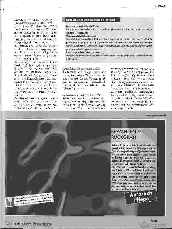 Vorschauseite 2: Frakturbehandlung im Überblick