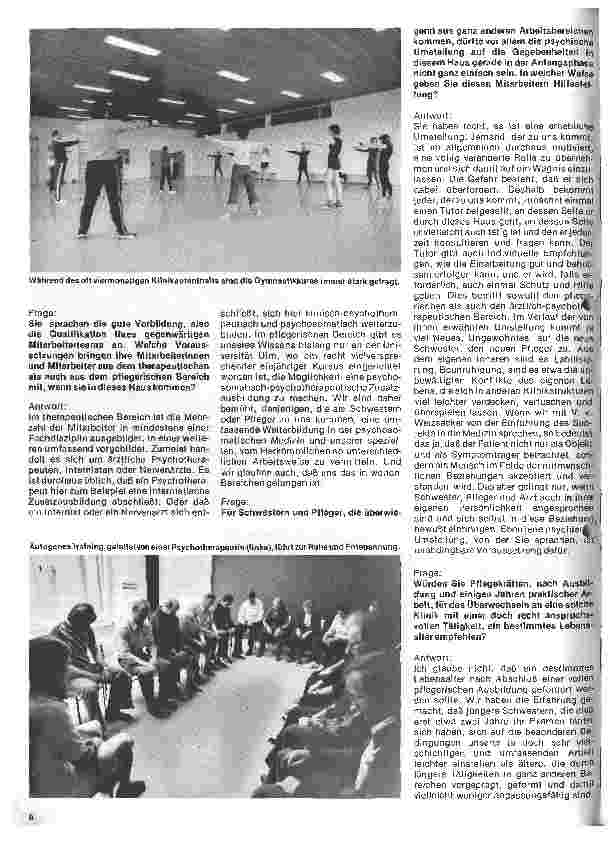 Vorschauseite 4: Die Psychosomatische Klinik Kinzigtal in Gengenbach/Schwarzwald Interview mit Dr. G. H. Wittich