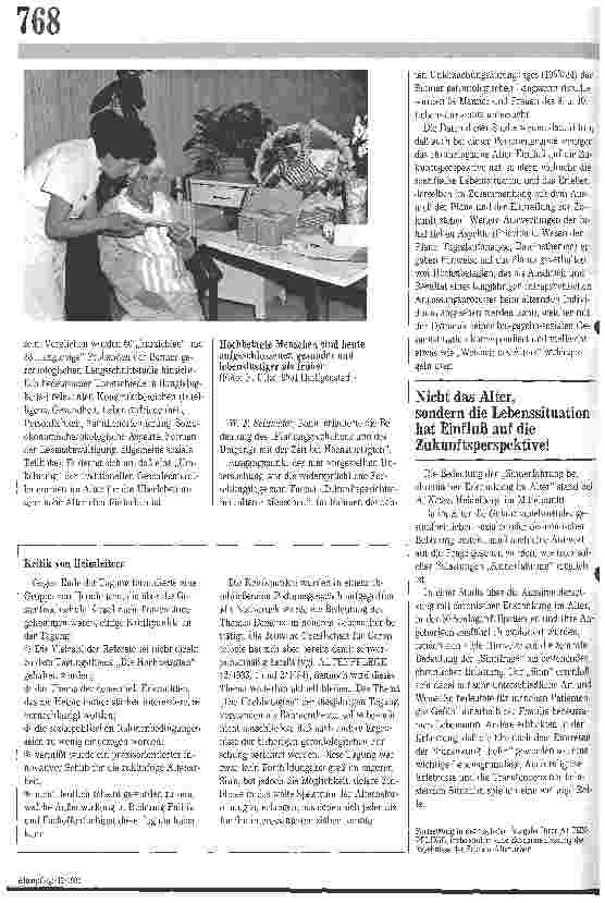 Vorschauseite 4: Altenpflege wird Hochbetagtenpflege