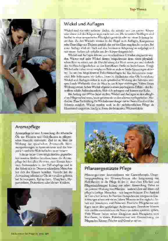 Vorschauseite 2: VON DER AROMAPFLEGE BIS ZUM WICKEL