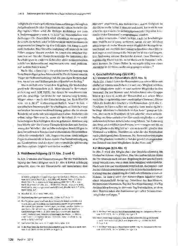 Vorschauseite 3: Änderungen des Sächsischen Personalvertretungsgesetzes