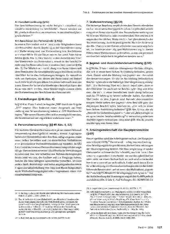 Vorschauseite 4: Änderungen des Sächsischen Personalvertretungsgesetzes