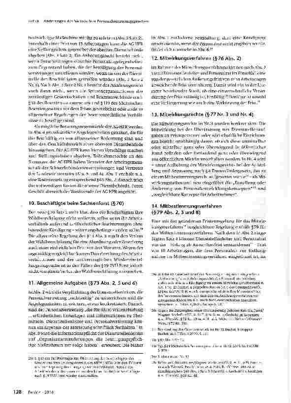 Vorschauseite 5: Änderungen des Sächsischen Personalvertretungsgesetzes