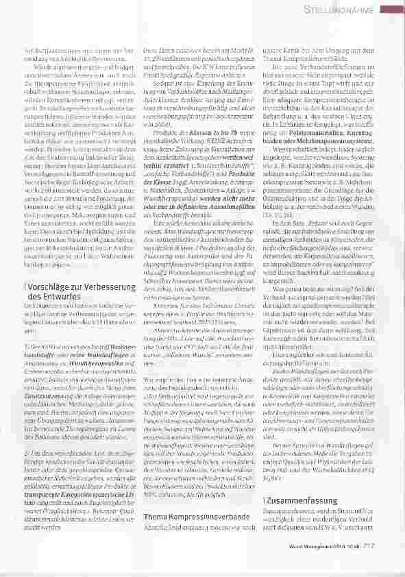 Vorschauseite 4: Welche Verbandmittel sollen für GKV-Patienten weiterhin erstattet werden (Anspruch nach §31 SGBV)?
