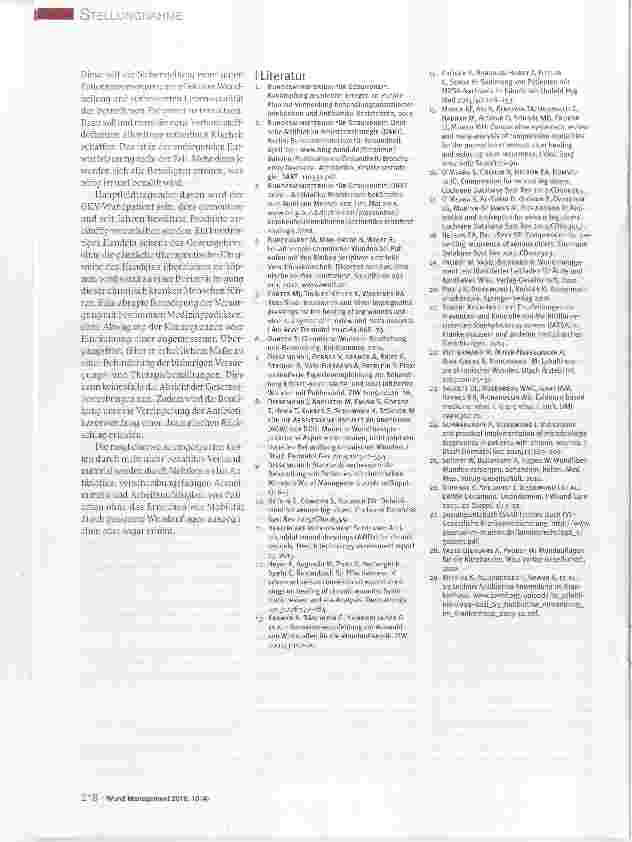 Vorschauseite 5: Welche Verbandmittel sollen für GKV-Patienten weiterhin erstattet werden (Anspruch nach §31 SGBV)?