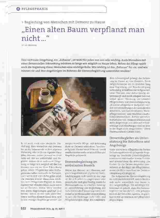 Vorschauseite 1: Einen alten Baum verpflanzt man nicht