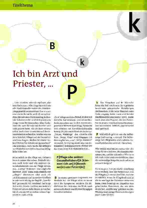 Vorschauseite 1: Ich bin Arzt und Priester, .. .