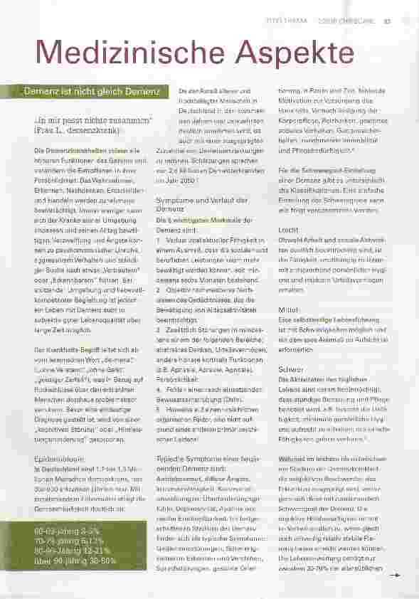 Vorschauseite 1: Medizinische Aspekte