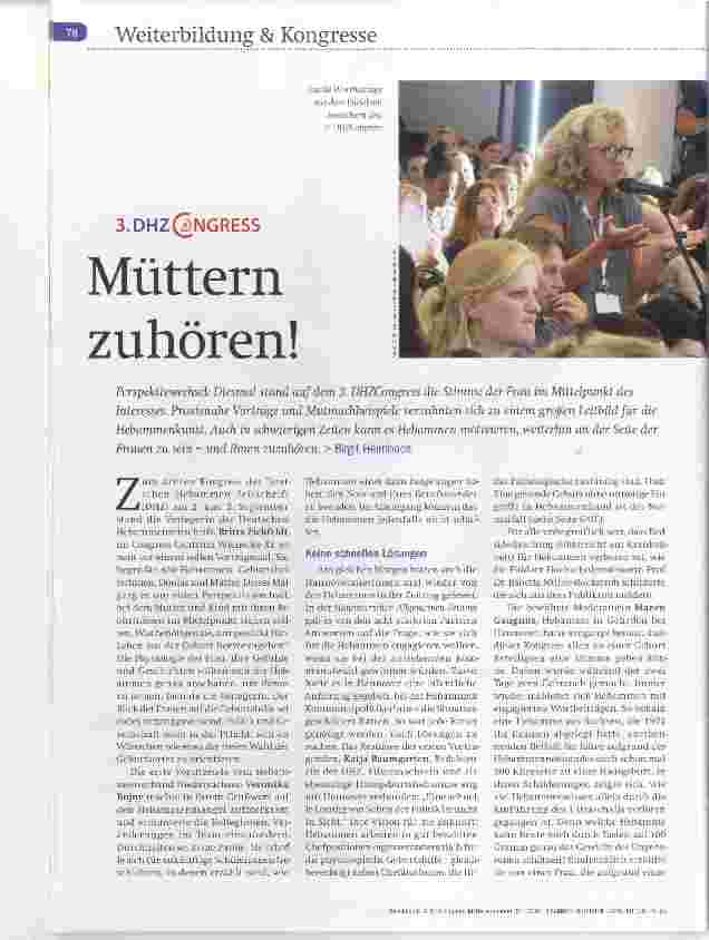 Vorschauseite 1: Müttern zuhören!