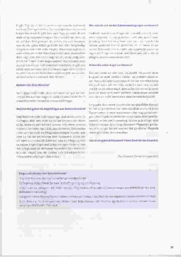 Vorschauseite 2: Wenn man die Welt nicht mehr versteht Demenz aus Sicht einer Angehörigen