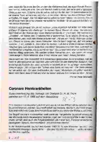 Vorschauseite 1: Coronare Herzkrankheiten