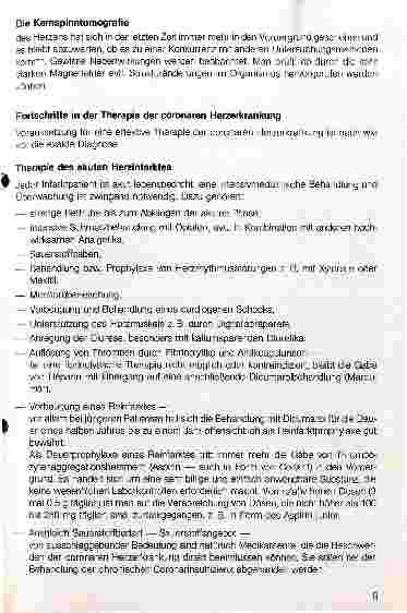 Vorschauseite 6: Coronare Herzkrankheiten