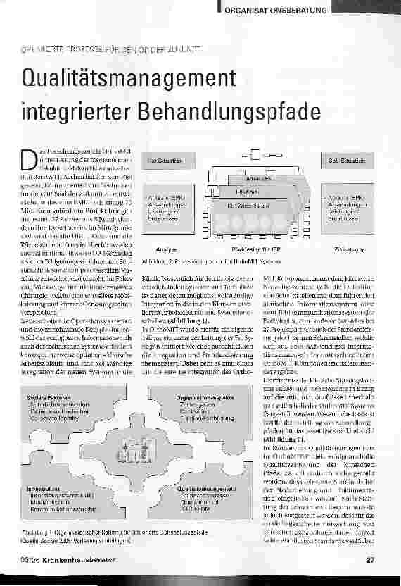 Vorschauseite 1: Qualitätsmanagement integrierter Behandlungspfade
