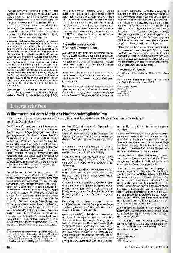 Vorschauseite 2: Die Krankendokumentation im Spiegel der Rechtssprechung