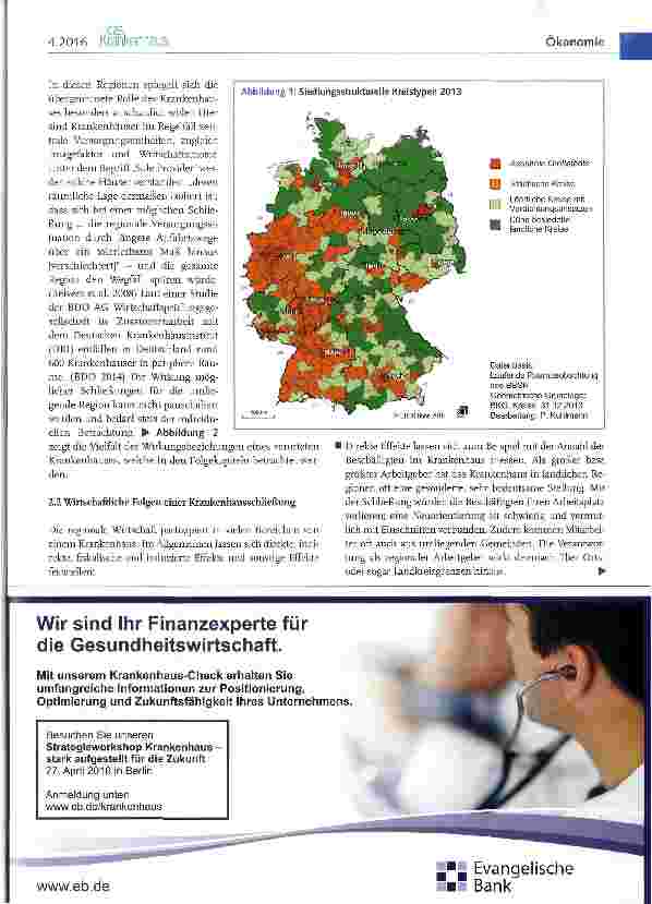 Vorschauseite 2: Das Krankenhaus im ländlichen Raum Wirtschaftsinstitution, Versorgungsträger und Imagefaktor