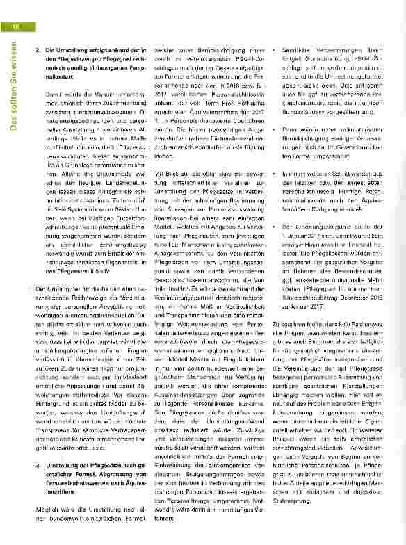 Vorschauseite 2: Zweites Pflegestärkungsgesetz (PSG II)