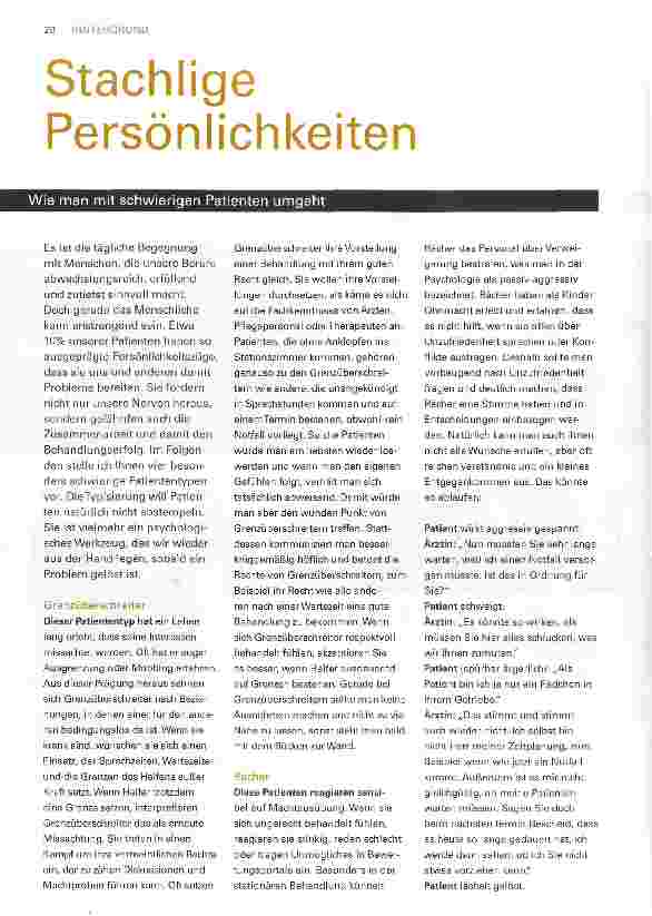 Vorschauseite 1: Stachlige Persönlichkeiten