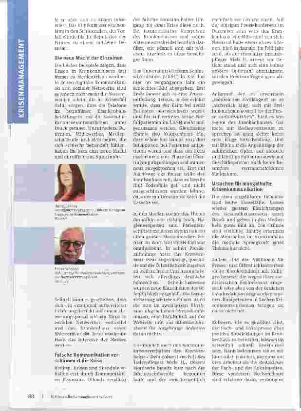 Vorschauseite 2: Krisenkommunikation in Zeiten der Digitalisierung