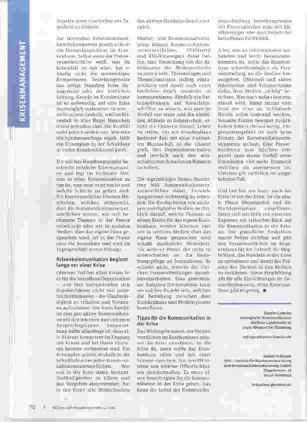 Vorschauseite 3: Krisenkommunikation in Zeiten der Digitalisierung
