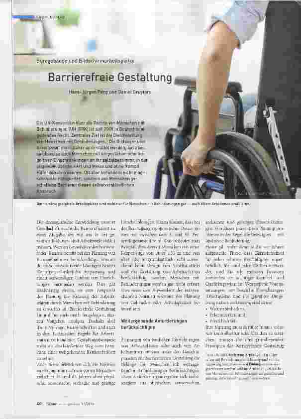 Vorschauseite 1: Barrierefreie Gestaltung