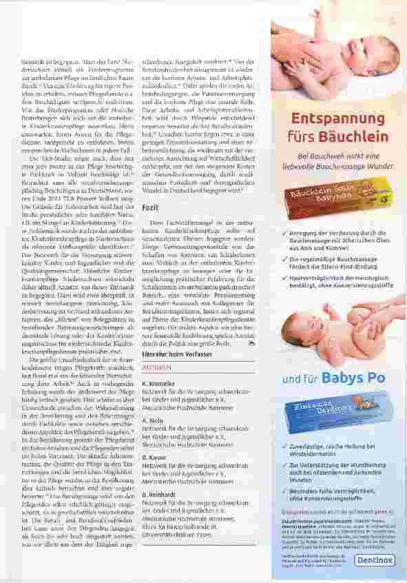 Vorschauseite 6: Fachkräftemangel in der ambulanten Kinderkrankenpflege Eine Befragung unter Kinderkrankenpflege-Schülerinnen und Schulleitungen in Niedersachsen