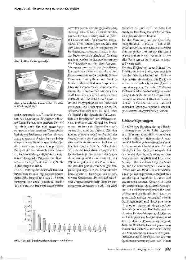 Vorschauseite 4: Überwachung der Arzneimittelsicherheit durch ein QS-System