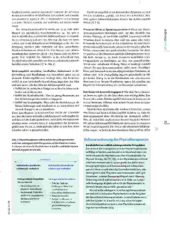 Vorschauseite 2: Salutogenese in der Physiotherapie Eine gesunde Sichtweise