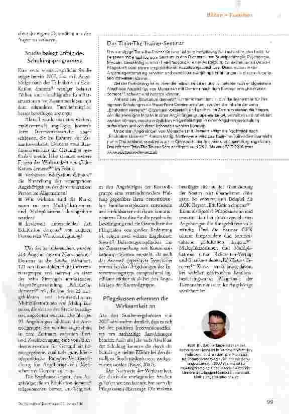 Vorschauseite 2: VERSTÄNDNIS FÖRDERN