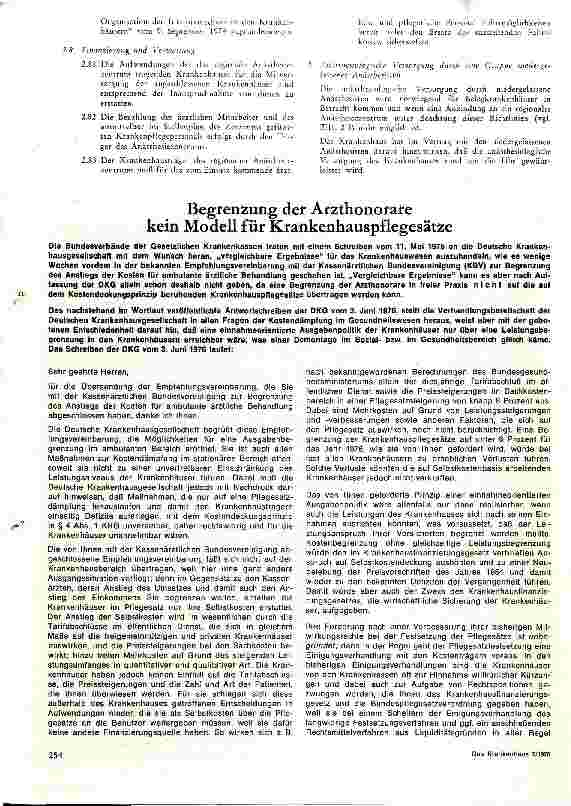 Vorschauseite 3: Richtlinien für die Sicherstellung und Organisation der anästhsiologischen Versorgung der Krankenhäuser