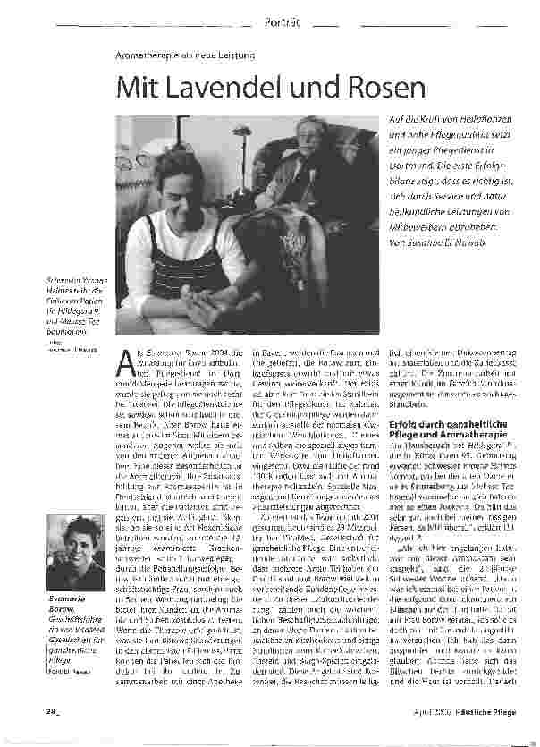 Vorschauseite 1: Mit Lavendel und Rosen