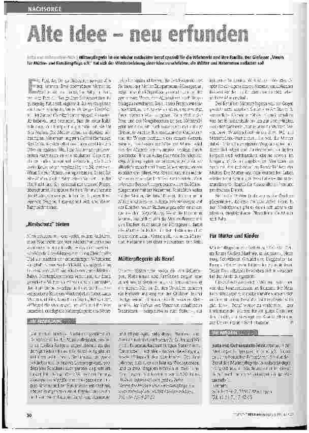 Vorschauseite 1: Alte Idee-neu erfunden