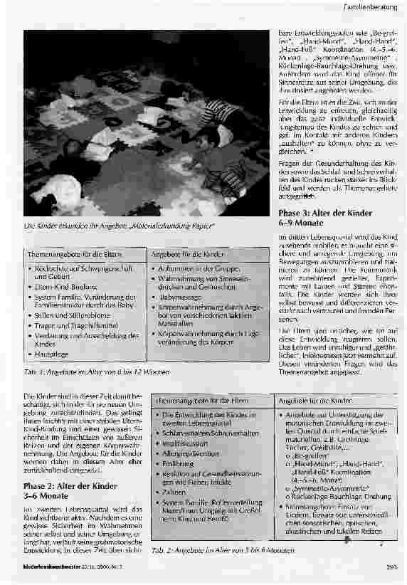 Vorschauseite 3: Eltern-Kind-Gruppenkonzept im ersten Lebensjahr mit BISSBegegnung - Information - Spiel - Spaß