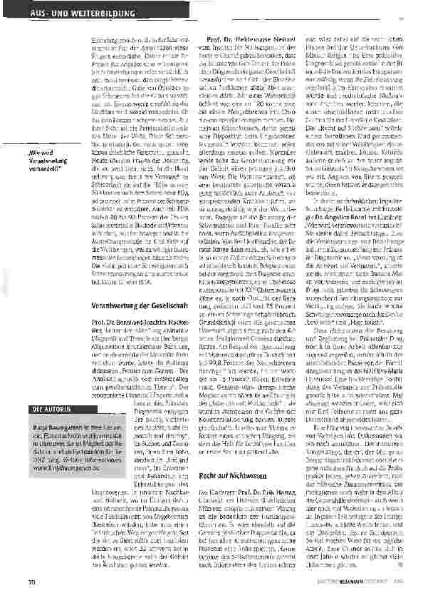 Vorschauseite 3: Kongress für Perinatale Medizin