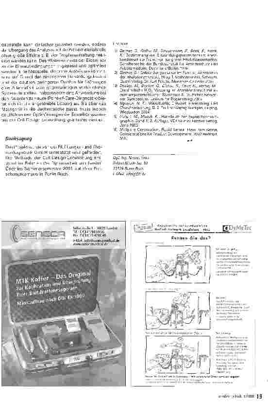Vorschauseite 3: Cell-Design-Entwicklung -Atemkondensatanalytik