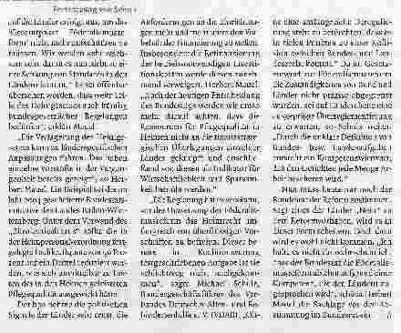 Vorschauseite 2: Heimrecht -16 aus eins?