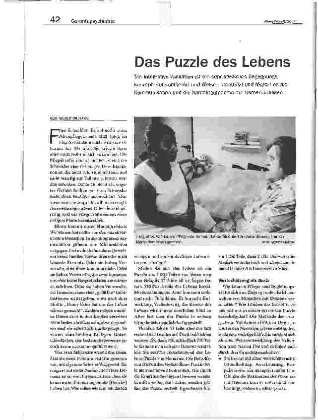 Vorschauseite 1: Das Puzzle des Lebens