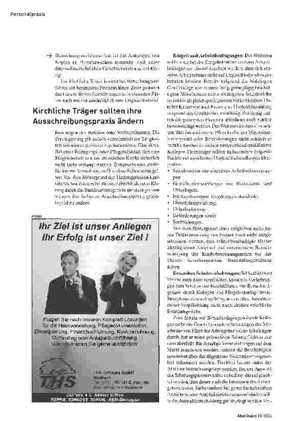 Vorschauseite 3: Erhöhtes Klagerisiko