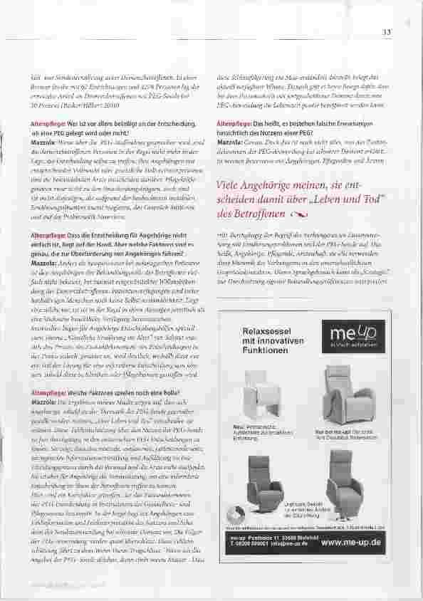 Vorschauseite 2: Angehörige brauchen Unterstützung