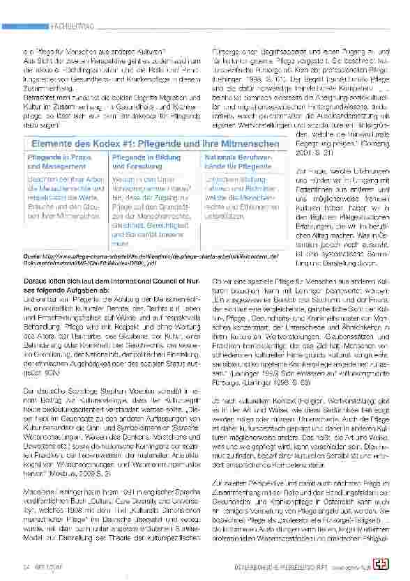 Vorschauseite 2: Kultursensible Pflege - Umgang mit Menschen aus anderen Kulturkreisen