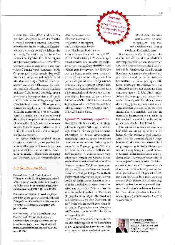 Vorschauseite 2: Bewohnergesundheit fördern