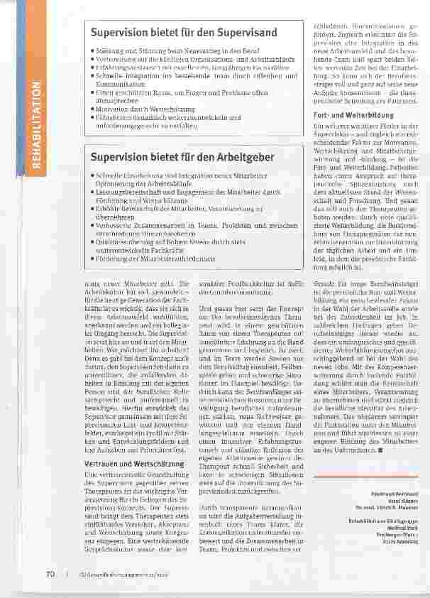 Vorschauseite 3: Zufriedene Mitarbeiter dank Supervision